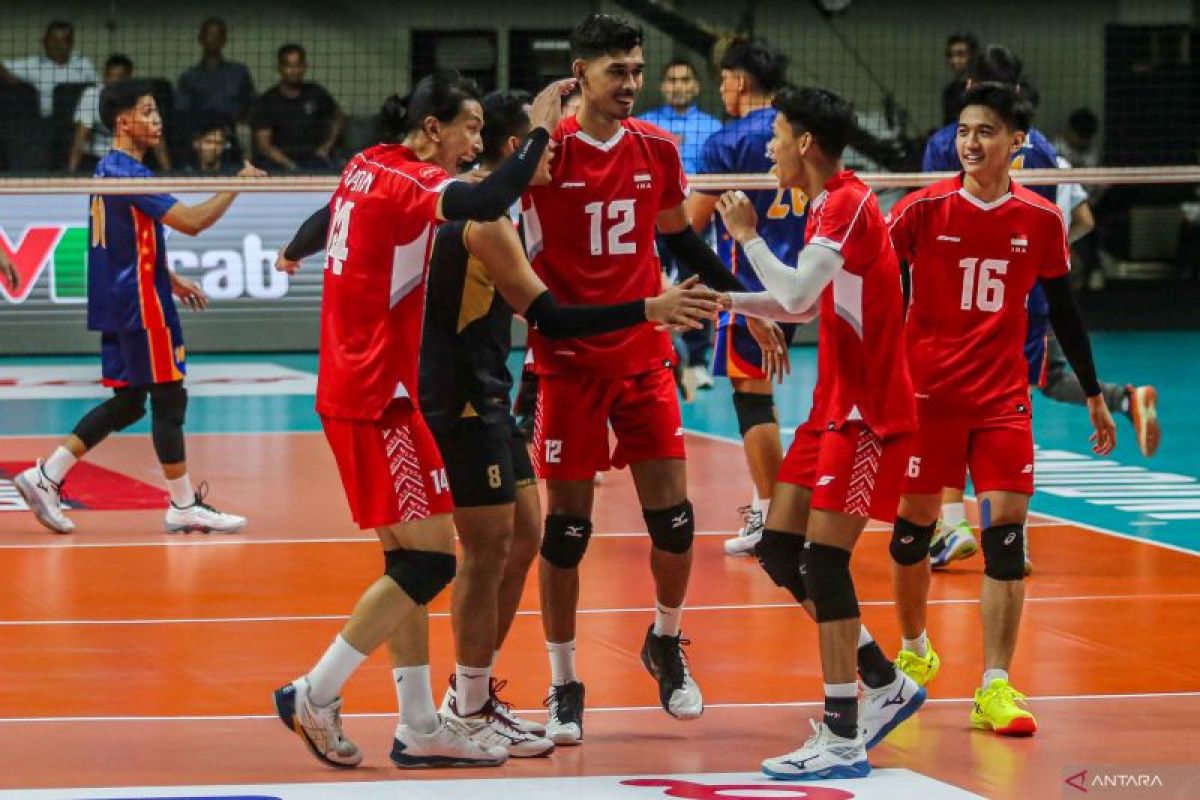 Indonesia Hancurkan Thailand! Lolos 8 Besar AVC Nations Cup