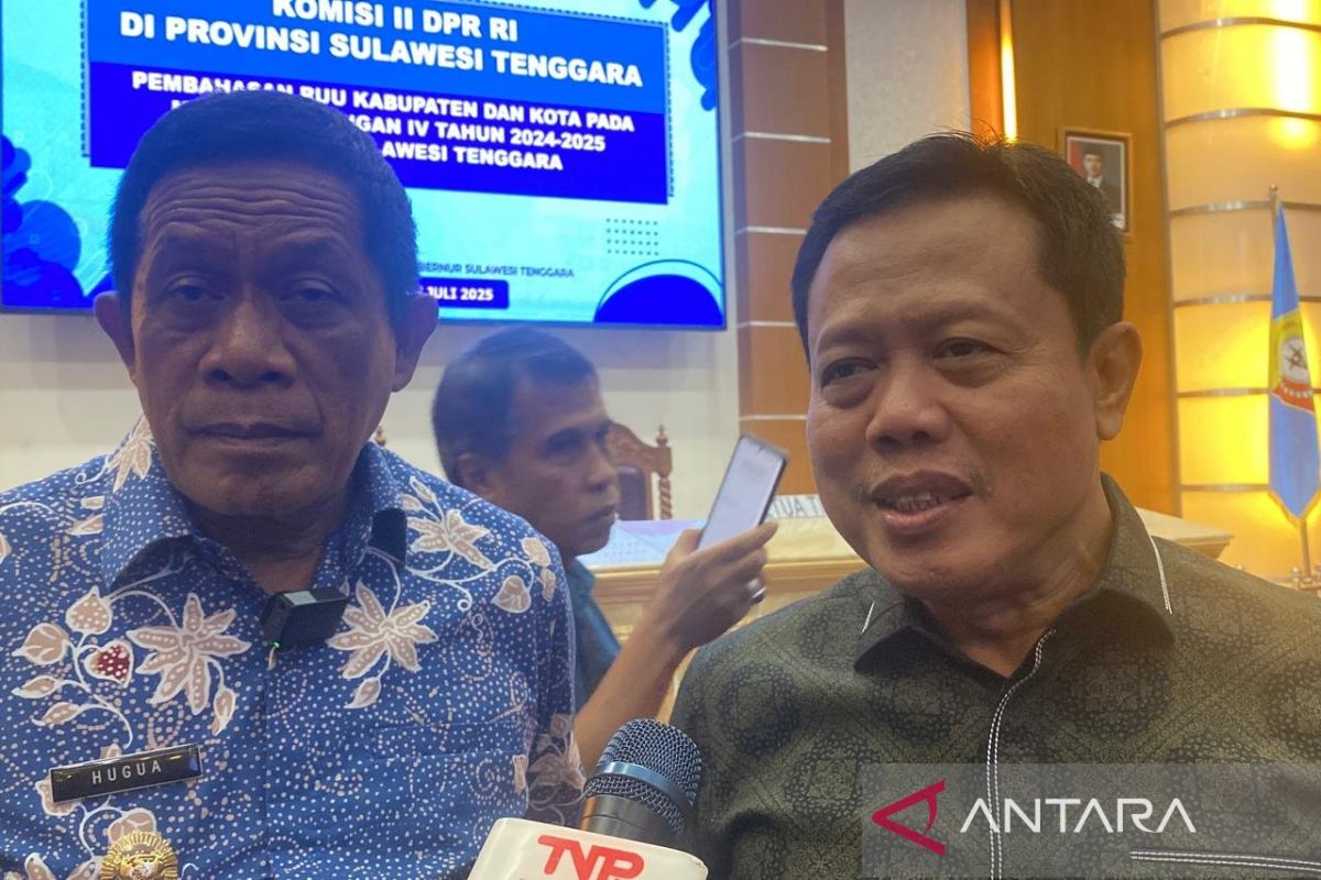 DPR RI Dorong RUU Kabupaten/Kota Baru di Sulawesi Tenggara
