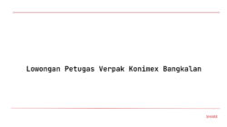 Lowongan Petugas Verpak Konimex Bangkalan