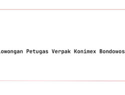 Lowongan Petugas Verpak Konimex Bondowoso Tahun 2025