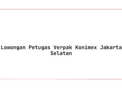 Lowongan Petugas Verpak Konimex Jakarta Selatan Tahun 2025 (Lamar Sekarang)