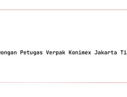 Lowongan Petugas Verpak Konimex Jakarta Timur Tahun 2025 (Apply Now)