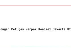 Lowongan Petugas Verpak Konimex Jakarta Utara Tahun 2025 (Apply Now)