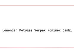 Lowongan Petugas Verpak Konimex Jambi Tahun 2025