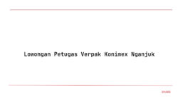 Lowongan Petugas Verpak Konimex Nganjuk