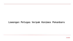 Lowongan Petugas Verpak Konimex Pekanbaru