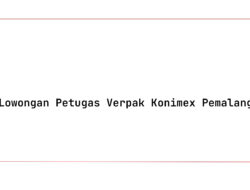 Lowongan Petugas Verpak Konimex Pemalang Tahun 2025 (Lamar Sekarang)